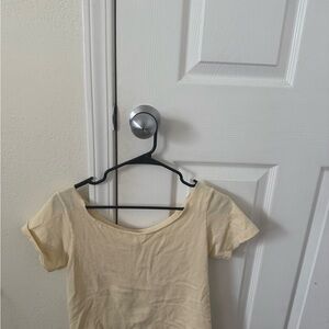 Brandy Melville Light Tan Knit Top